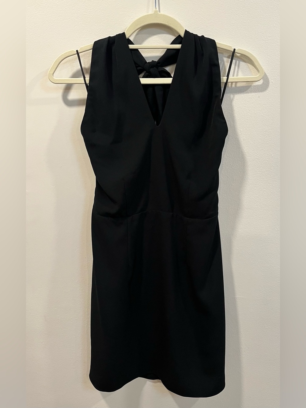 Abercrombie & Fitch Black Halter Mini Dress | XS | LBD - Picture 3 of 6